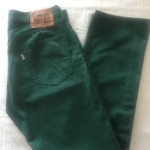 Green Levi Jeans!